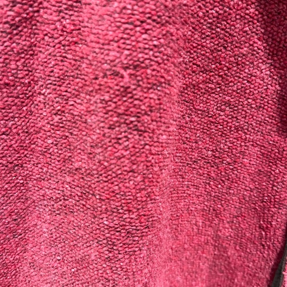 Straight Down Sweater 1/4 Button Pullover Outdoor Casual Red USA Mens Large - Picture 2 of 6